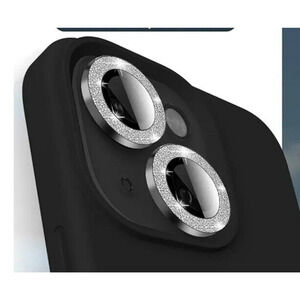 iPhone 14 Pro Max 14 Pro Camera Lens Protector Ring Glitter Grey Tempered Glass